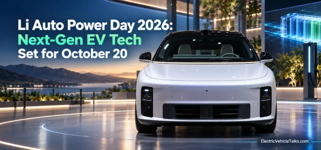 this is the image of Li Auto Power Day 2026