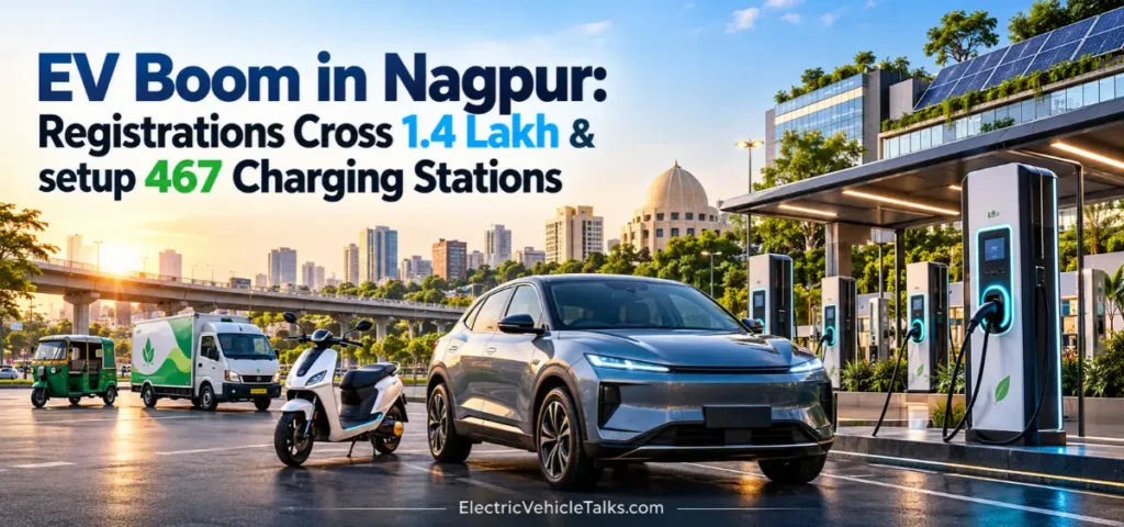 This is the image of EV Boom in Nagpur 2026