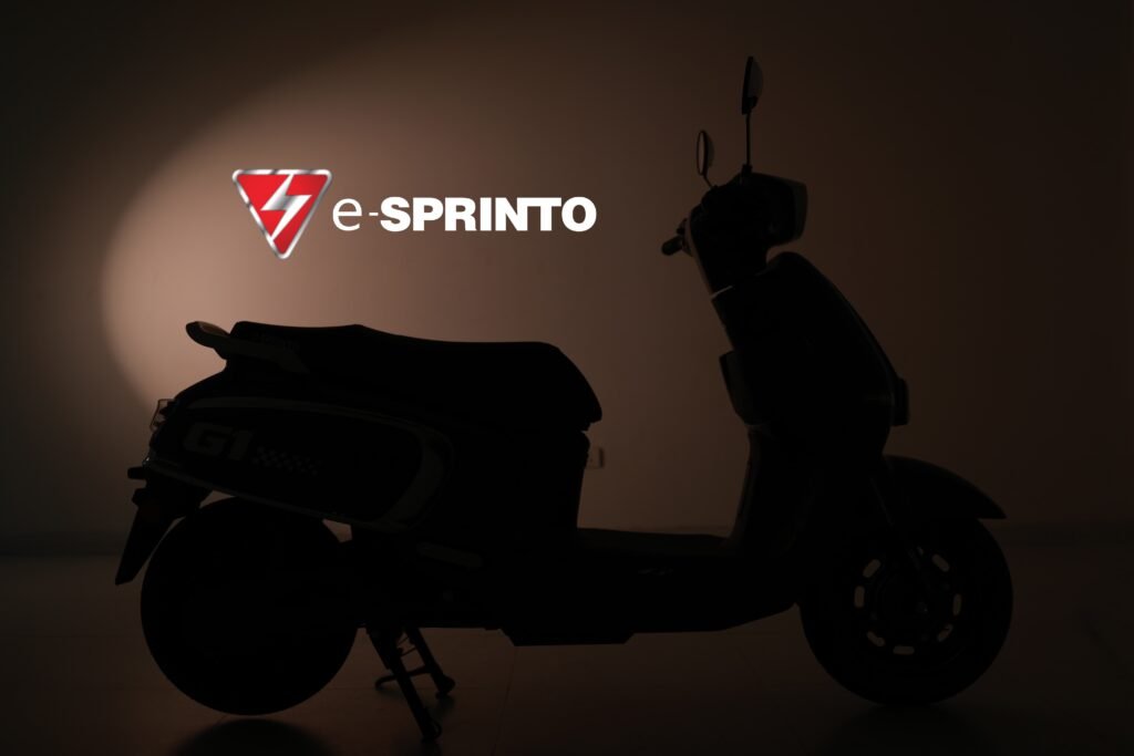 this is the image of the e-SPRINTO 130 km range scooter comming soon