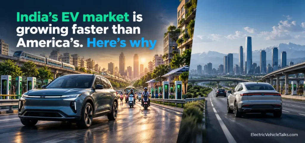 this is the image of India Overtaking US in Electric Car Sales